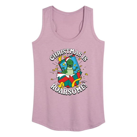 Toy Story - Christmas Is Roarsome - Women's Racerback Tank Top