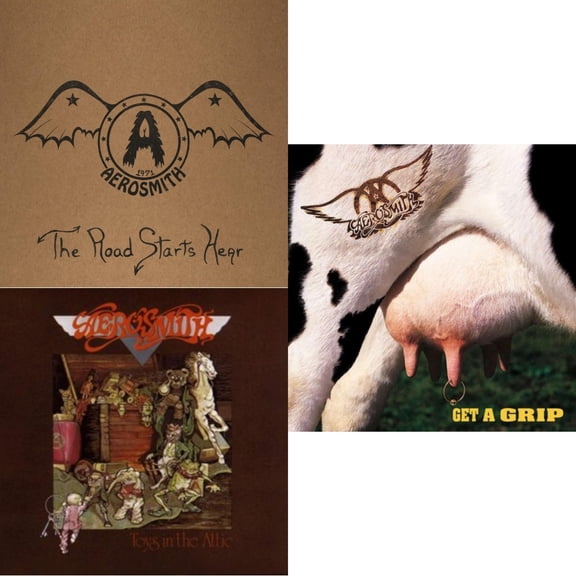 1971: The Road Starts Here & Toys In The Attic & Get A Grip [LP Vinyl Bundle]