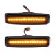 thumbnail image 1 of Luz de marcador lateral de guardabarro Unique Bargains para BMW 5 Series E39 1995-2003, luz de repetidor lateral LED amarilla, alojamiento de luz de señal de giro, reemplazo ABS, 2 pcs, 1 of 7