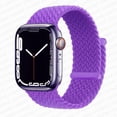 thumbnail image 1 of BXUXOHS Compatible with Braided Solo Loop Apple Watch Band 44mm 40mm 45mm 38mm 42mm  41mm 49mm Ultra for Women Men, Elastic Band Nylon Wristbands Bracele Strap for iWatch Series 8 7 SE 6 5 4 3 2 1, 1 of 11