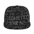 thumbnail image 2 of Haiem Black Scientific Classic Snapback Cap Flat Bill Hat Baseball Cap Adjustable Size Cotton Dad Hat, 2 of 9