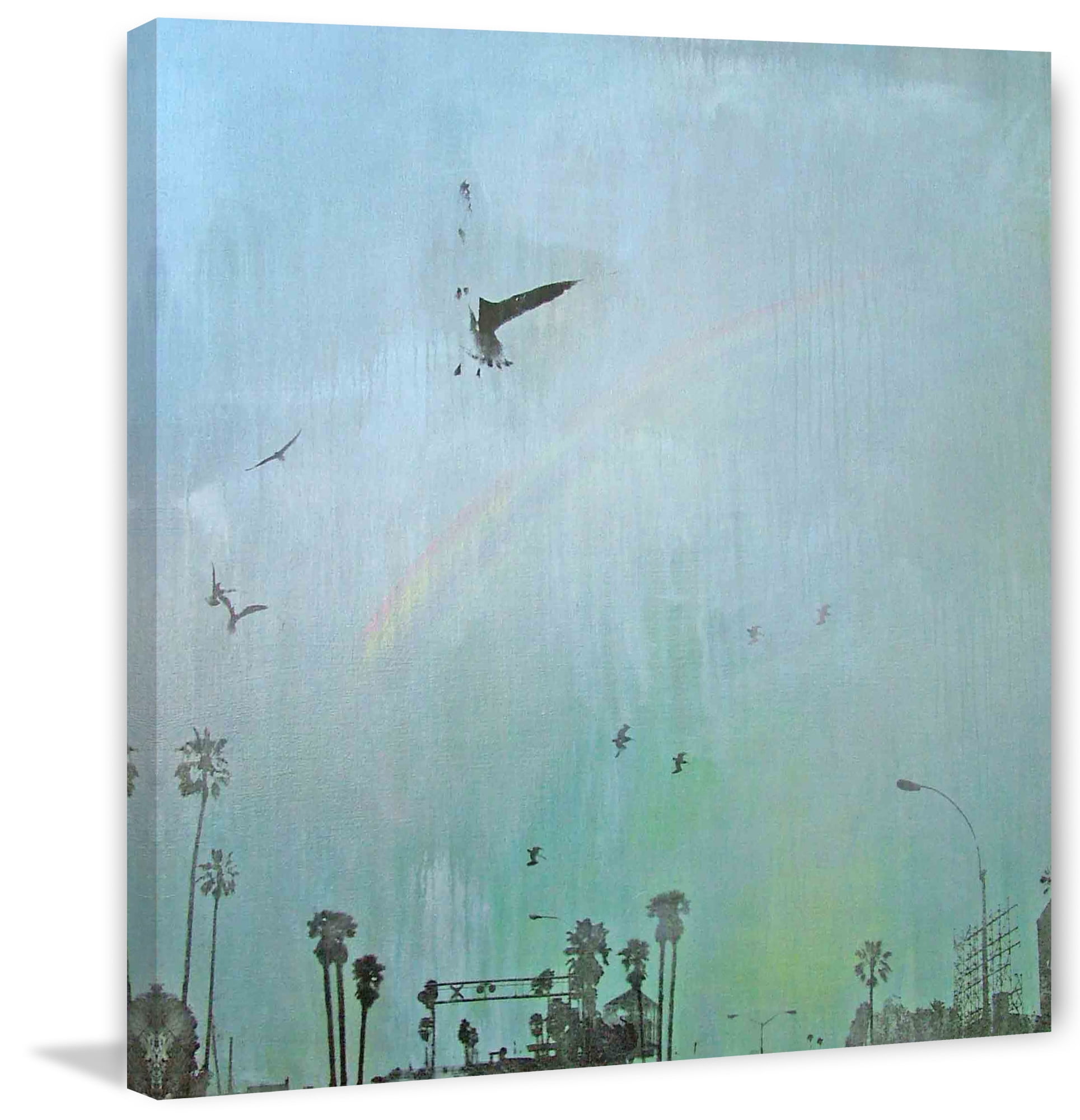 Marmont Hill "End of the Rainbow" by Tracy Silva Barbosa Painting Print on Canvas