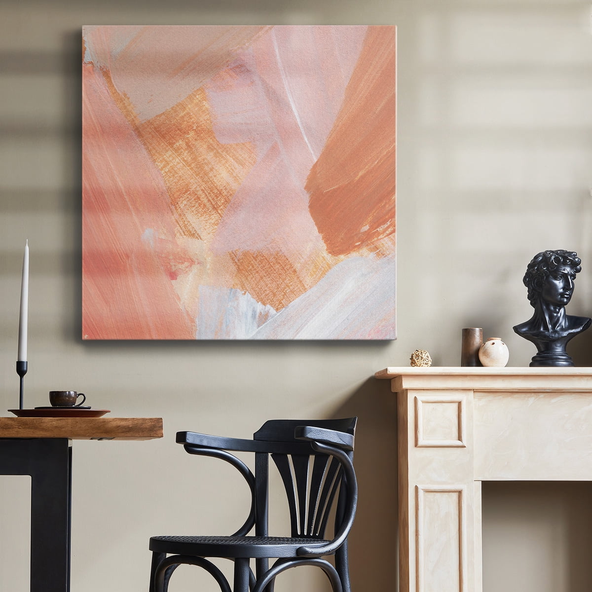 Wexford Home Pink Vanilla IV-Premium Gallery Wrapped Canvas, 10" x 10" - Ready to Hang