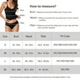 thumbnail image 6 of Womens Athletic Tankini Swimsuits Sports Two Piece Bathing Suit for Women Ribbed Bikini Set Camisole with Shorts Swimwear, 6 of 6