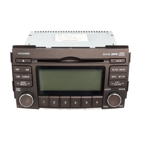 Restored 2009-2010 Hyundai Sonata AM FM Radio mp3 CD Player Satellite 96185-3K100 9611P6 (Refurbished)