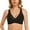 Black, variant on qolati Push Up Bras for Women Plus Size Full Coverages Wireless T-Shirt Bra Comfort No Underwire Seamless Lace Bralettes Everyday Bras D Cups