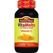 Nature Made VitaMelts Vitamin C 60mg Tablets Orange 100 ea (Pack of 2)
