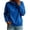 A-Blue, variant on Long Sleeve Sweatshirt for Women Cowl Neck Turtleneck Drop Shoulder Pullover Tops Ribbed Trim Relaxed Fit Casual Basic Sweatshirt