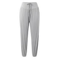thumbnail image 4 of Riforla Terecey Pantaloni Harem Donna Pantaloni Da Yoga Donna Con Tasche Pantaloni Donna Eleganti Vita Alta Pantaloni Donna Sprotivi Cotone Per Jogging Summer Pants GY2 S, 4 of 9