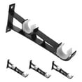 thumbnail image 6 of 4pcs Double Curtain Rod Holders Wall Mount Dual Bracket Set for Curtains, 6 of 8