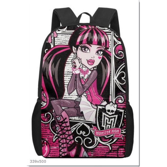Primary And Secondary School Students Animation Backpack, Youth Schoolbag Three-piece Set-SinKeeU