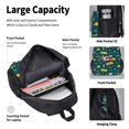 thumbnail image 4 of Easygdp Camping Mochila para Niños y Niñas con Set de Caja de Almuerzo y Estuche para Lápices 3 en 1, Mochila Escolar Estampada para Adolescentes, 4 of 7