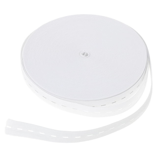 FUTUREORYY Bandes Élastiques de Couture Blanches Extensibles 1 Rouleau pour Masques Faciaux pour Femmes