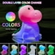 thumbnail image 5 of Luz nocturna de dinosaurio, linda lámpara decorativa de dinosaurio que cambia de color, luz nocturna de silicona, 5 of 5