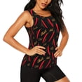 thumbnail image 2 of Fotbe Hot Chili Womens Loose Fit Casual Flowy Slim-Fit Tank Tops Athletic Round Neck Trendy Sleeveless Summer Tops for Gym and Yoga-Medium, 2 of 9