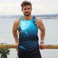 thumbnail image 6 of Vsdgher Happy Halloween-1 Men's Workout Tank Tops Sleeveless Gym Shirt Quick Dry Fitness Bodybuilding Sleeveless T Shirt-Small, 6 of 7