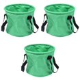 thumbnail image 1 of 3x de almacenamiento reutilizable (10L, 20L, 30L) Barril de plegable plegable de agua de escalada para acampar libre kusrkot Cucharón de agua plegable, 1 of 8