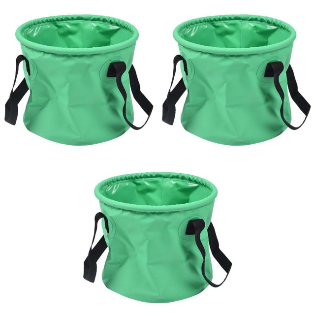 3x de almacenamiento reutilizable (10L, 20L, 30L) Barril de plegable plegable de agua de escalada para acampar libre kusrkot Cucharón de agua plegable