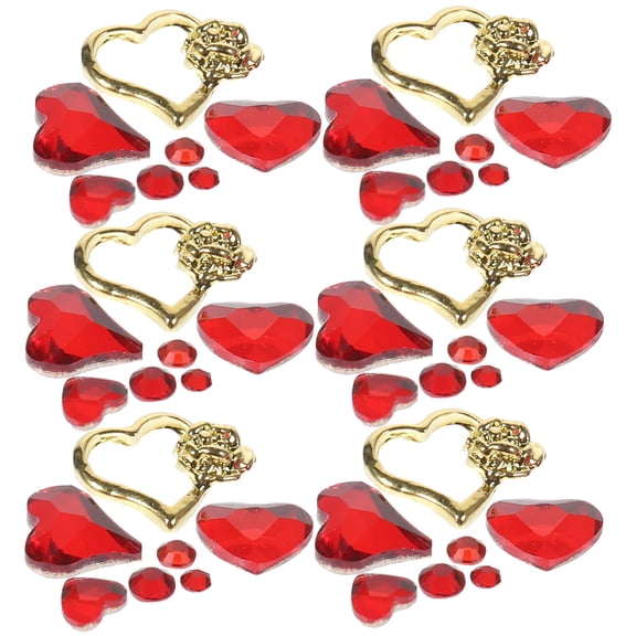 MUSEYA Craft Gems Decorative Rhinestone Nail Charms for Women 1 Set