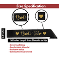 thumbnail image 2 of 7 Piece Bachelorette Party Bride to Be and Brides Maid Sash Set - Black and White | Set of 7-1 Bride to Be Sash (White) & 6 Bride Tribe Sash (Black) - Now with Bonus Tattoos, 2 of 8