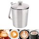 thumbnail image 4 of Taza De Espuma, Taza Medidora, Taza De Café Con Leche, Espesar Para Fiestas, Cafetería, Restaurante, Cocina Familiar YLSHRF 500ml con tapa, 4 of 8