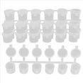 thumbnail image 2 of 25 Tiras 150 Botes Tiras de Pintura VacíAs Vasos de Pintura, 10 Ml/ 0,325 Oz Mini Tiras de de Pintura Recipientes de Almacenamiento de PláStico Transparente, 2 of 5