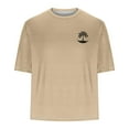 thumbnail image 4 of T-shirts pour Hommes Imprimés Palmier Graphiques T-Shirts Décontractés Été Plage Hawaïenne Manches Courtes Col Rond, 4 of 4
