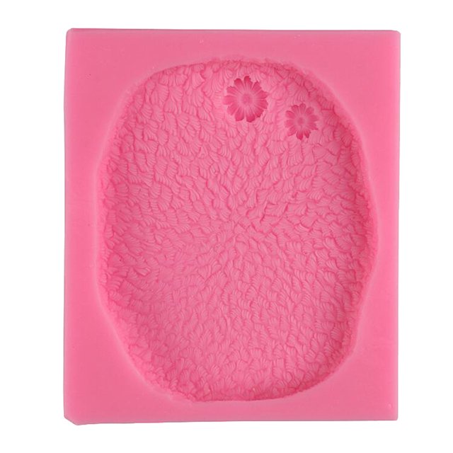 de tarta 3D de césped de silicona Fondant Utensilios para hornear Decoración Herramienta de bricolaje perfecl Molde de pastel de silicona