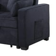 thumbnail image 4 of Oli 70 Inch Convertible Sleeper Loveseat- Pull Out Bed- Pillows- Dark Gray, 4 of 6