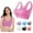 Pink, variant on Breathable Cool Liftup Air Bra, 2024 New Sports Bra Large Size Air Bra, Comfortable Mesh Sports Bra for Women
