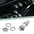 thumbnail image 4 of Uxcell 10-Pack Tornillo de Cabeza Hexagonal con Tuercas, Arandelas Planas y de Bloqueo M12x40mm, 4 of 6