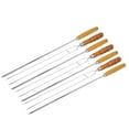 thumbnail image 1 of YLSHRF 7 In 1 BBQ Tool Set Barbecue Needle/Sticks Fork Stainless Steel Camping Barbecue Accessories Set, 1 of 8