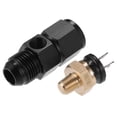 thumbnail image 1 of Unique Bargains 1 Set Auto Engine Temperature Cooling Fan Switch Thread-On AN Fitting Adapter8AN 180'F On-165'F Off, 1 of 6