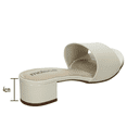 thumbnail image 3 of Sandalia Moleca Mujer Blanco Tacón Formal Casual blanco 24, 3 of 10