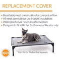 thumbnail image 4 of K&H Pet Products All Weather Pet Cot Replacement Cover Gray Medium 32 X 25 Inches, 4 of 9