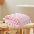 thumbnail image 4 of Kyusrd Velvet Large Hand Towels for Bathroom,Cotton Soft Absorbent Decorative Hand Towel for Face Spa Bath Gym Kitchen,Pink,35x75cm, 4 of 6