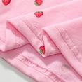 thumbnail image 4 of Edvintorg Kids Cotton Shirts Summer Cute Strawberry Printing Short Sleeve Turndown Collar Casual T-Shirts Children's Shirt for Boys Girls School Outfit 2-8 Years, 4 of 7