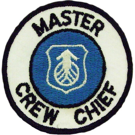 - U.S. Air Force Master Crew Chief Patch Black & Blue