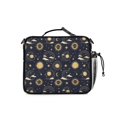 thumbnail image 3 of Sun and Moon Gothic Pattern Insulated Lunch Bag with Shoulder Strap and Bottle Holder,Bento School Lunch Bag Box,11x9.5x3.5 Inches, 3 of 5