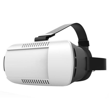 VR Virtual Reality Headset 3D Video Movie Game Glasses for 4.7~6 Inch Screen Smartphone - White