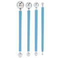 thumbnail image 2 of Outils de Modélisation, Durable en Acier Inoxydable Balle 4Pcs Sculpture Outil de Modélisation pour la Cuisson à la Main pour la Maison, 2 of 8