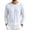 White shirt for men #9, variant on SeCaotees Contrast Trim Crew Neck Long Sleeve Tops for Men Soft Breathable Knit Fabric Loose Fit Daily Casual Pullover Shirts Black,L