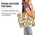 thumbnail image 2 of Fotbe Giraffes Head Bolsa Tote Estética de Lona con Estampado para Mujer - Bolsa Reutilizable de Hombro Casual para Vacaciones, Compras, Trabajo y Gimnasio, 2 of 8