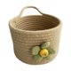 thumbnail image 3 of Cesta Tejida a Mano Fernando Contenedor de Almacenamiento Organizador Cesta de Picnic Decorativa, 3 of 8
