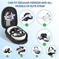 thumbnail image 2 of Estuche transporte para Oculus Meta Quest 2 / Meta Quest Pro y Accesorios, Capacidad Expandible Genérico Compatible con Kiwi Design / BOBOVR All Elite Strap con Batería, Mochila Viaje, 2 of 3
