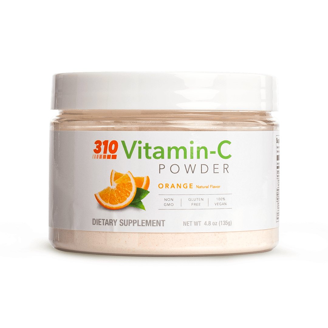Vitamin C Powder by 310 Nutrition 1000 mg Orange Flavor 4.8 oz