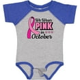 thumbnail image 3 of Inktastic Breast Cancer Awareness We Wear Pink in October Girls Baby Bodysuit, 3 of 5