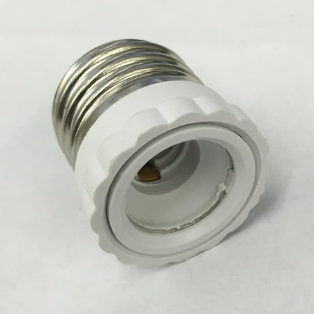 E12 Socket - Platinum E12 Candelabra Base to E26 Medium Screw Socket Adapter