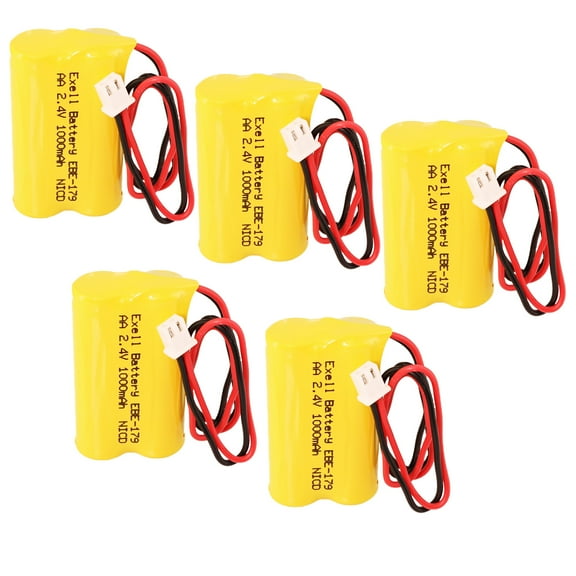 5pc Exit Sign Battery Fits Exitronix Exit Signs 10010034 10010036