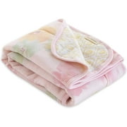 Morning Glory Reversible Jersey Blanket - Blossom - One Size